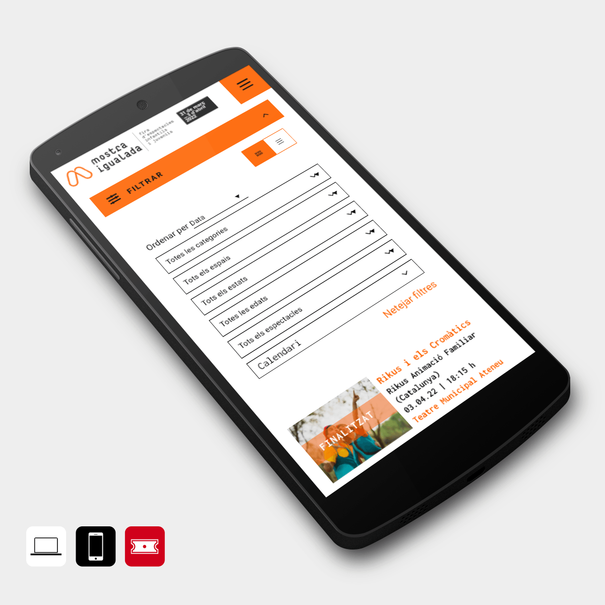 Multipliquem les opcions de categorització i filtratge del catàleg del servei web d’Eventis