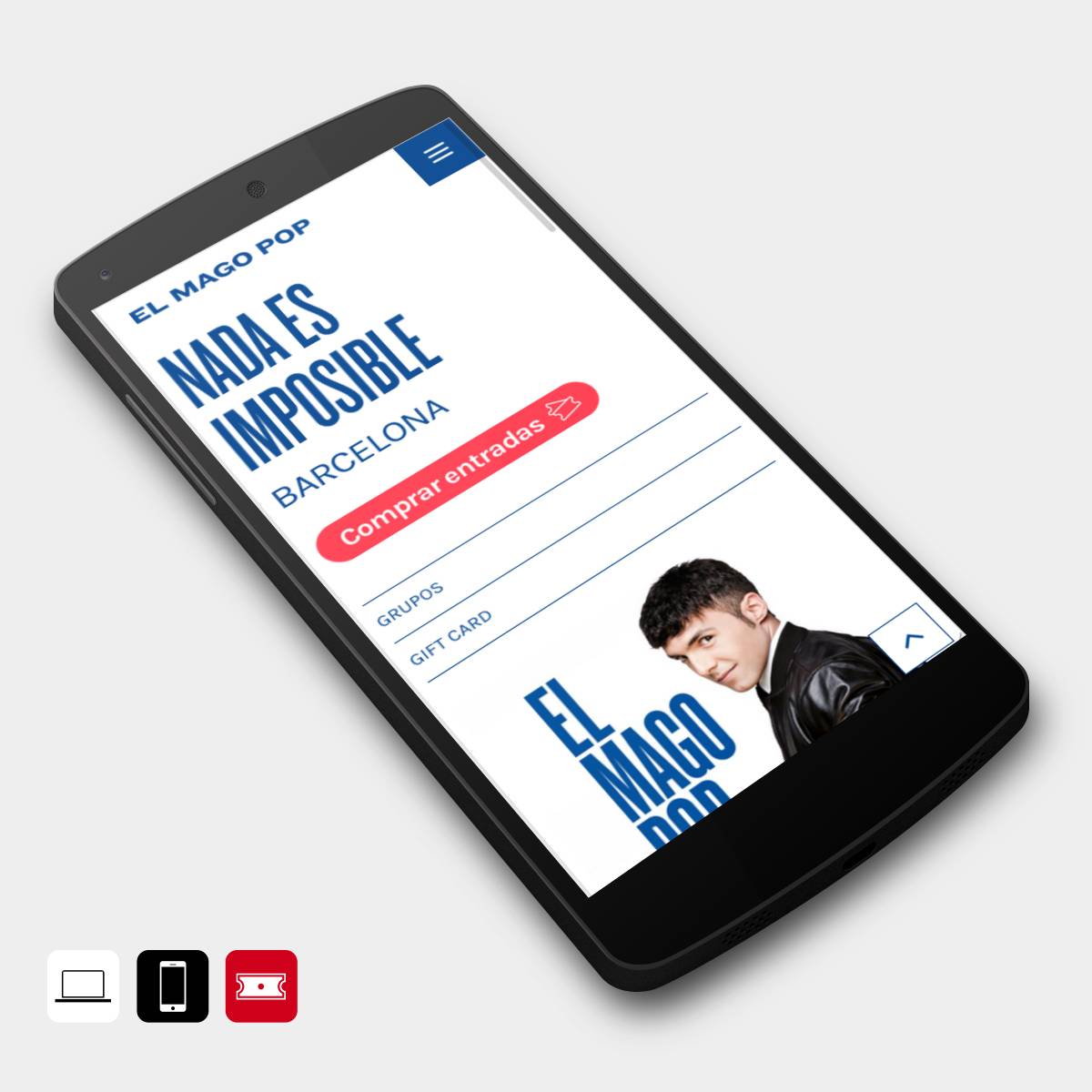 Webs de El Mago Pop y Teatre Victòria