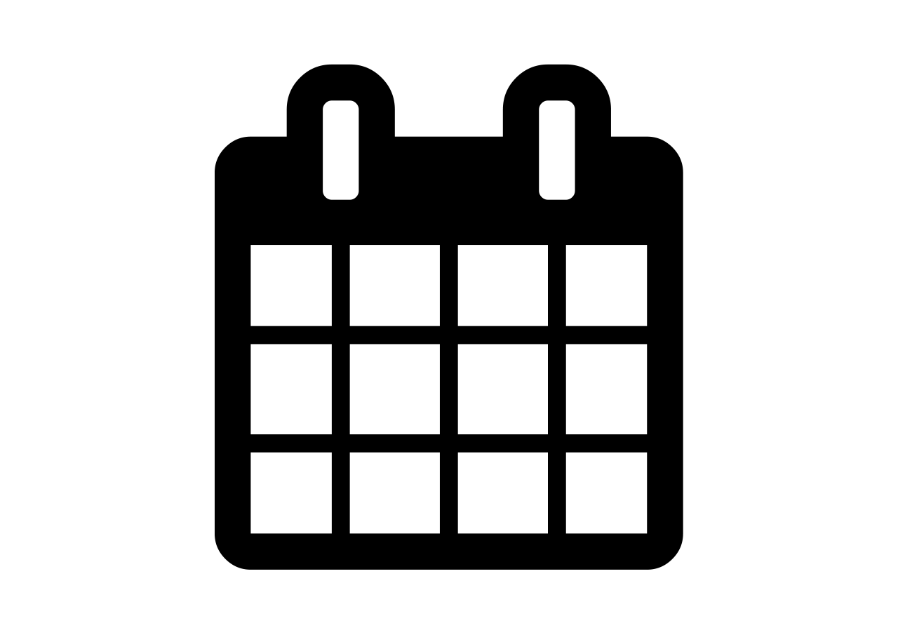 Más opciones de configuración del calendario de actividades