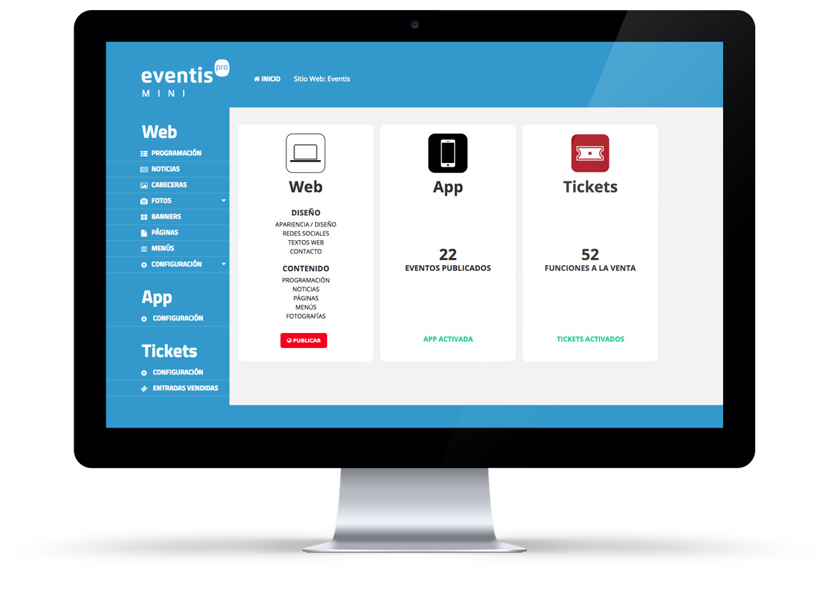 Nuevo plan Mini dirigido a pequeños eventos por 29 € mensuales